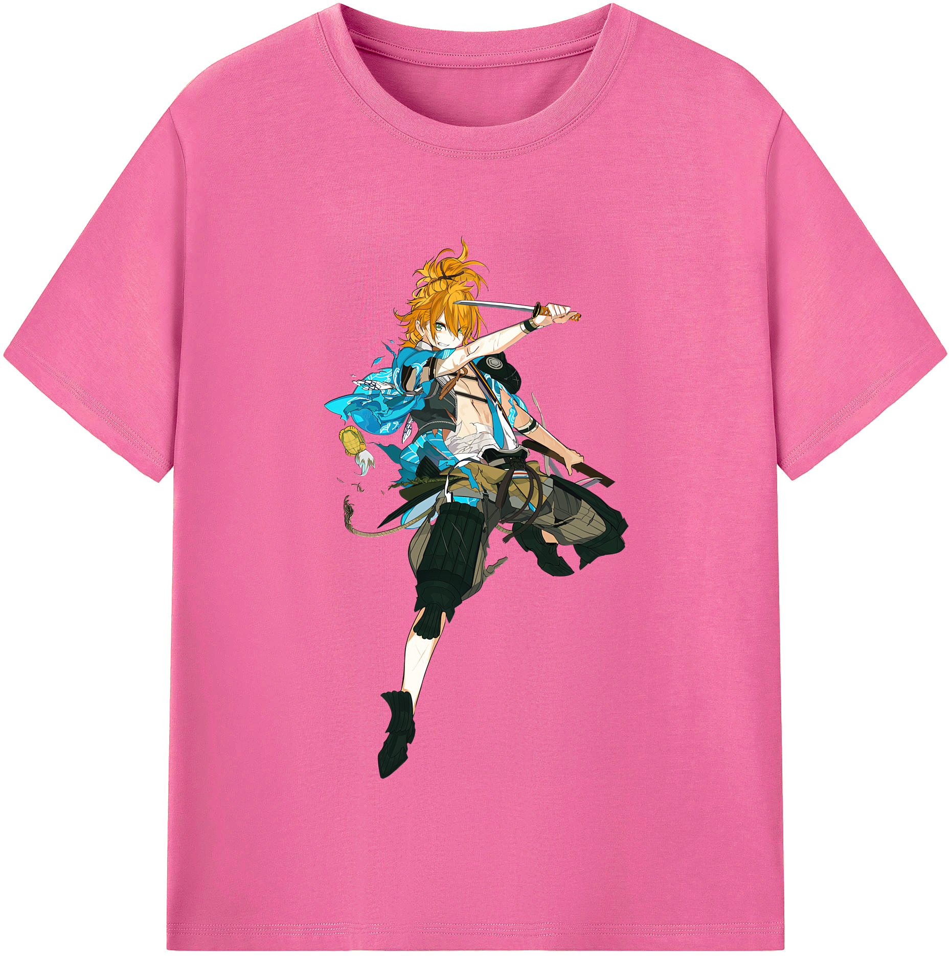 （画像用） 刀剣乱舞 Touken Ranbu レディースカジュアルプリントTシャツ（綿100％）